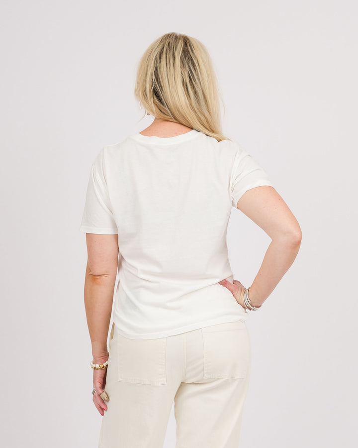 Z Supply Spritz Boyfriend Tee - Sea Salt