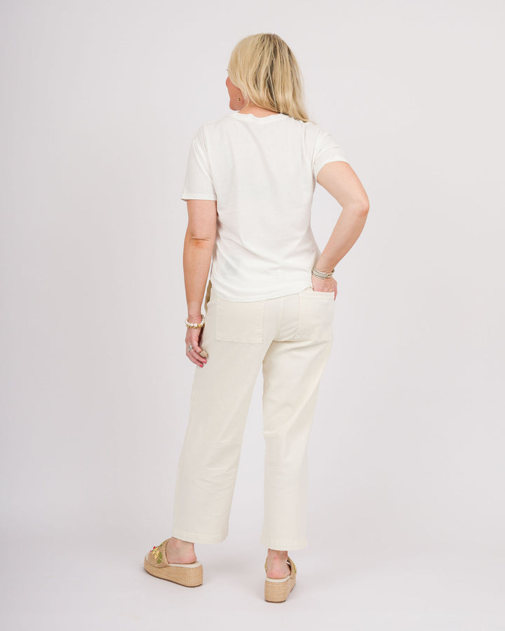 Z Supply Spritz Boyfriend Tee - Sea Salt