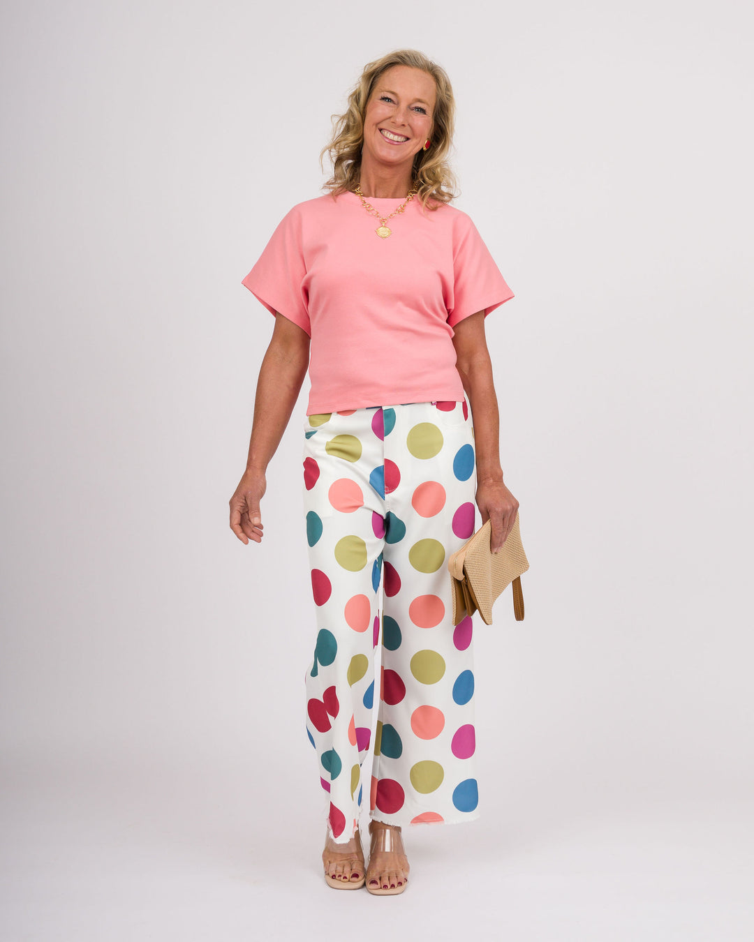 Polka Dot Carnival Wide Leg Pants