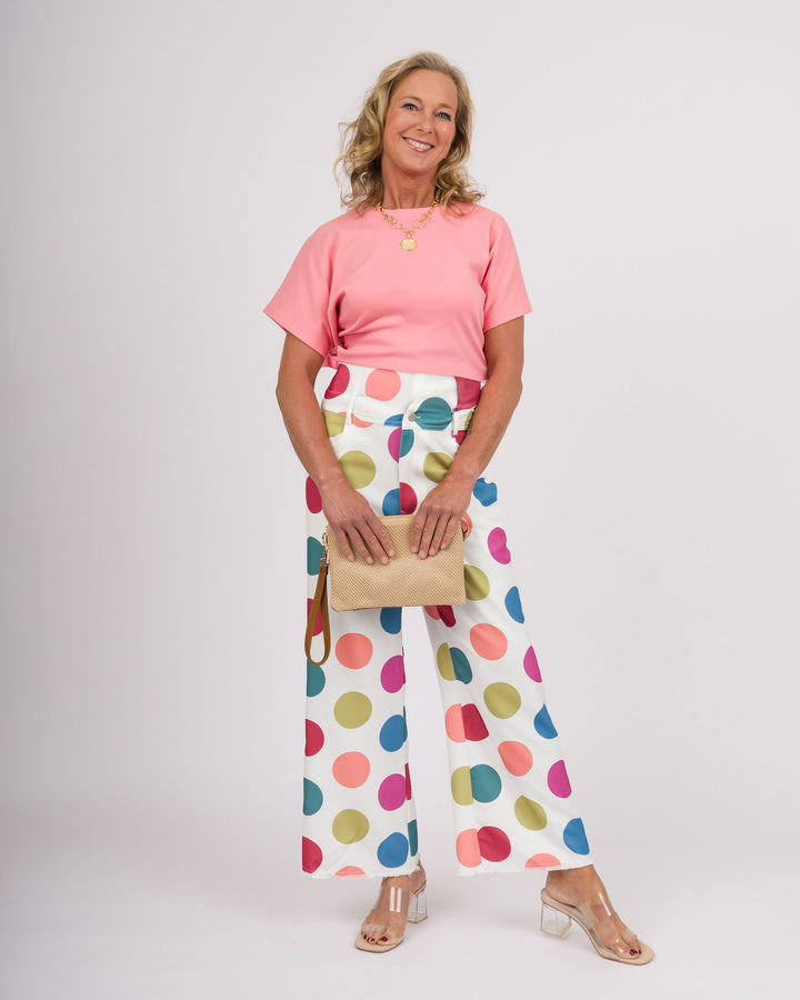 Polka Dot Carnival Wide Leg Pants