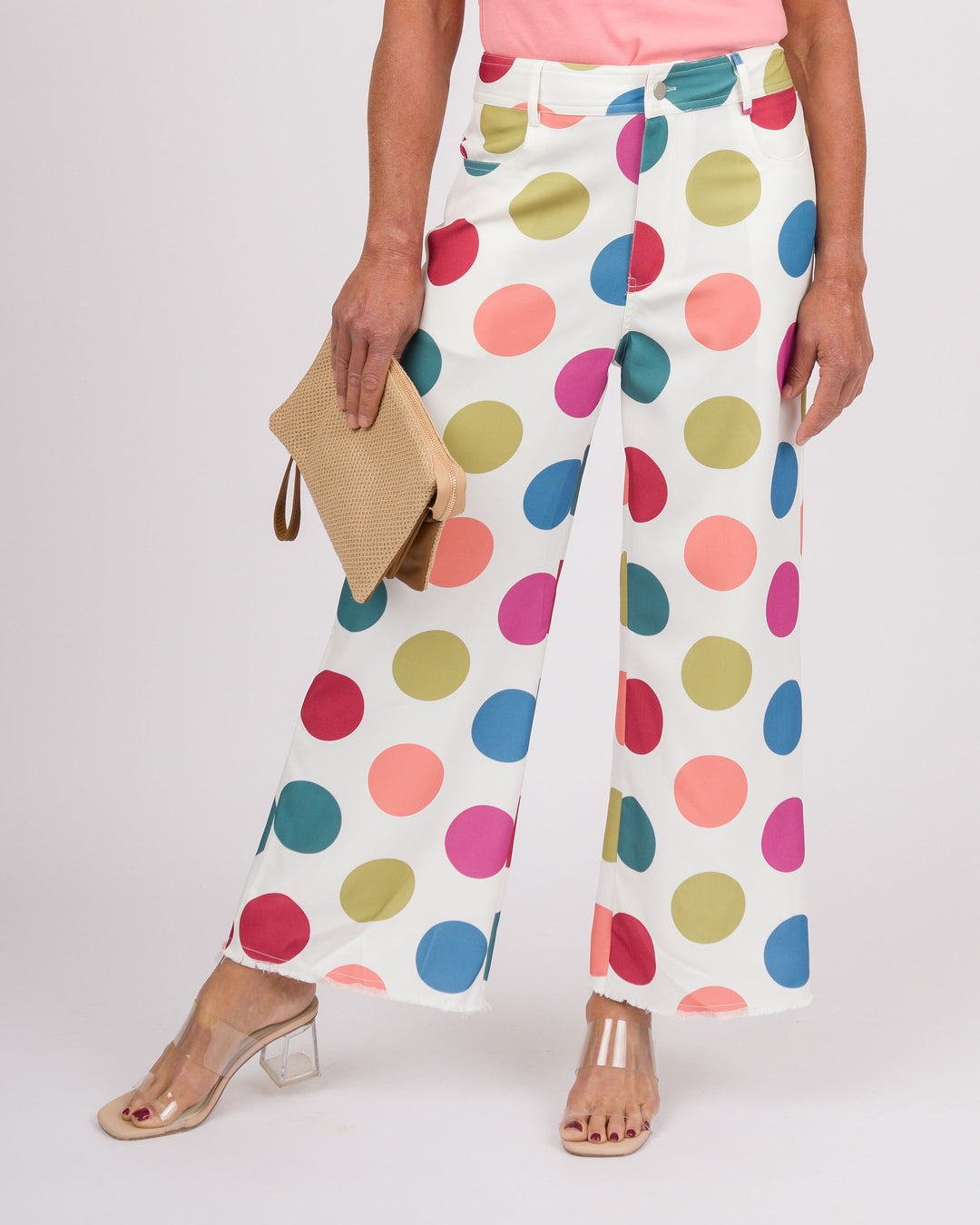 Polka Dot Carnival Wide Leg Pants