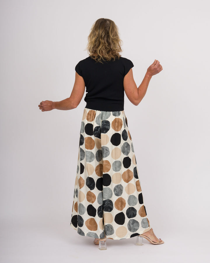 Black Round Neck Top