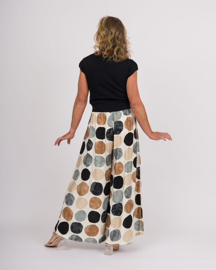 Black Round Neck Top
