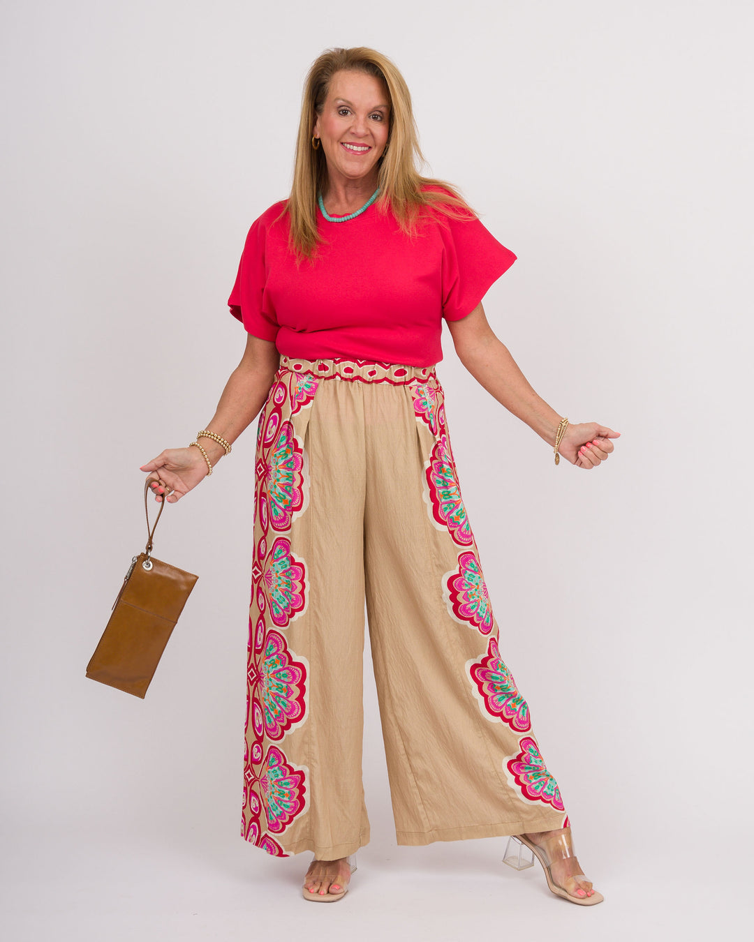 Pensacola Palazzo Pants - Latte