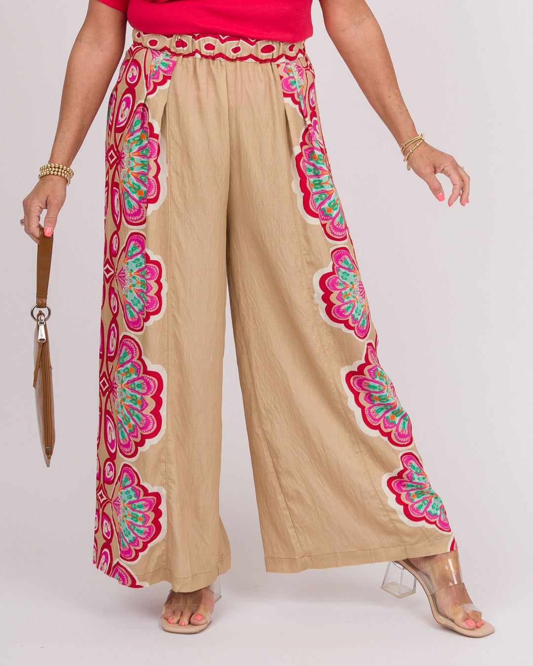 Pensacola Palazzo Pants - Latte