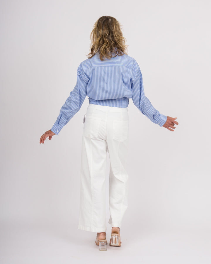 Charlie Striped Top - Blue