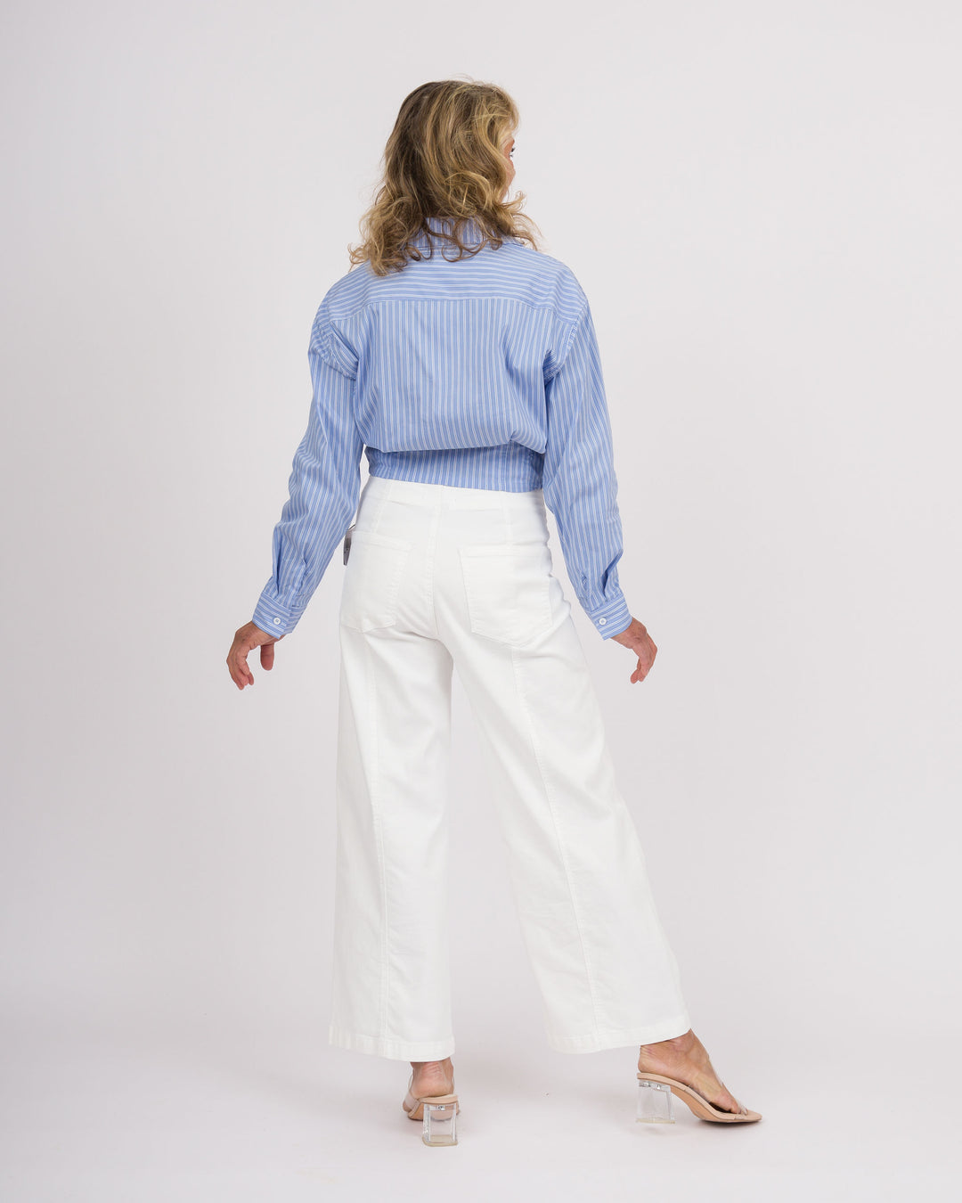 Charlie Striped Top - Blue