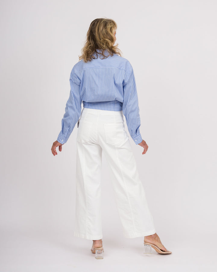 Charlie Striped Top - Blue