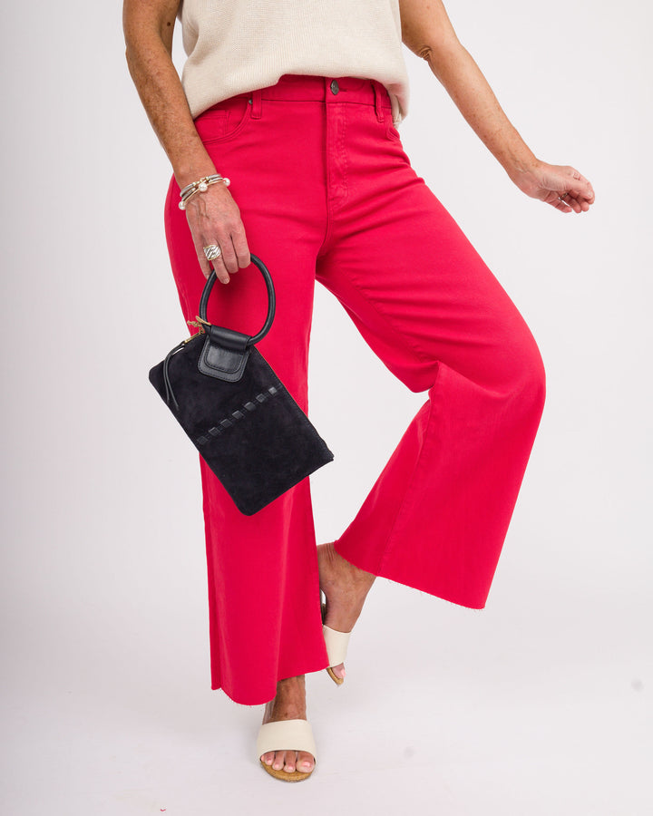 KUT from the Kloth Meg High Rise Wide Leg - Tomato