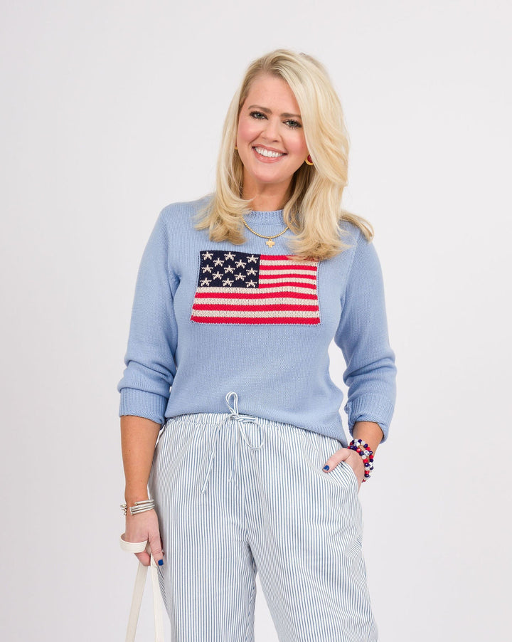 Blue Flag Sweater