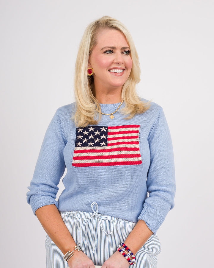 Blue Flag Sweater