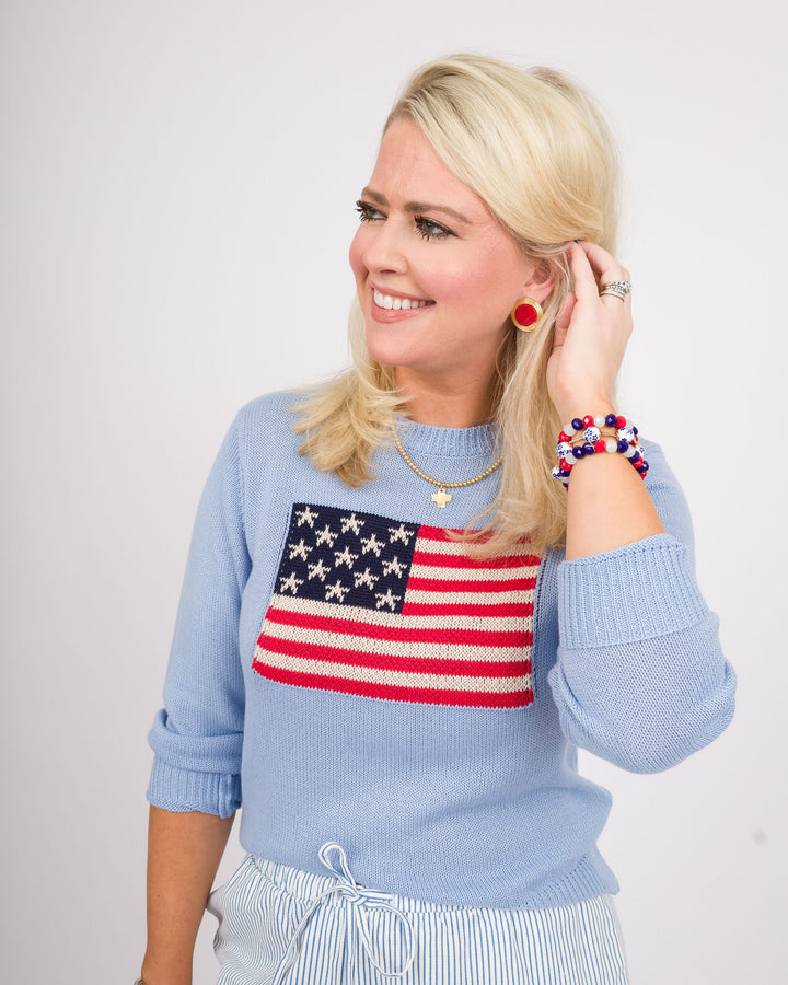 Blue Flag Sweater