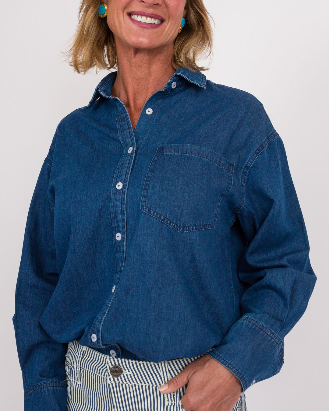 Denim Shirt Dark Wash