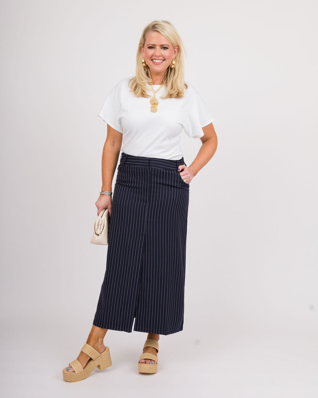 Matilda Pencil Midi Skirt