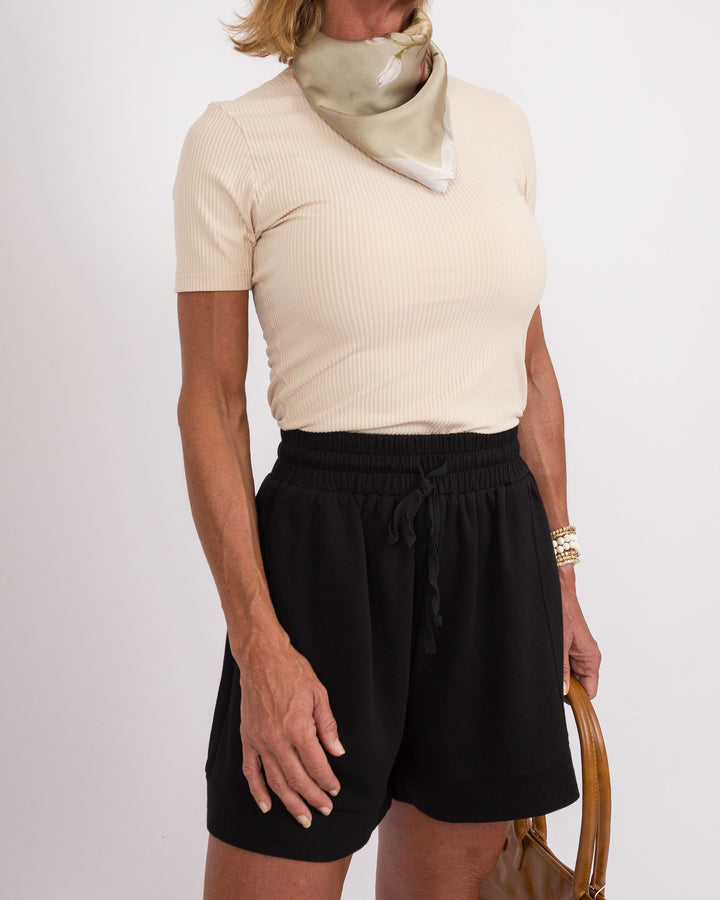 P Cill Black Shorts