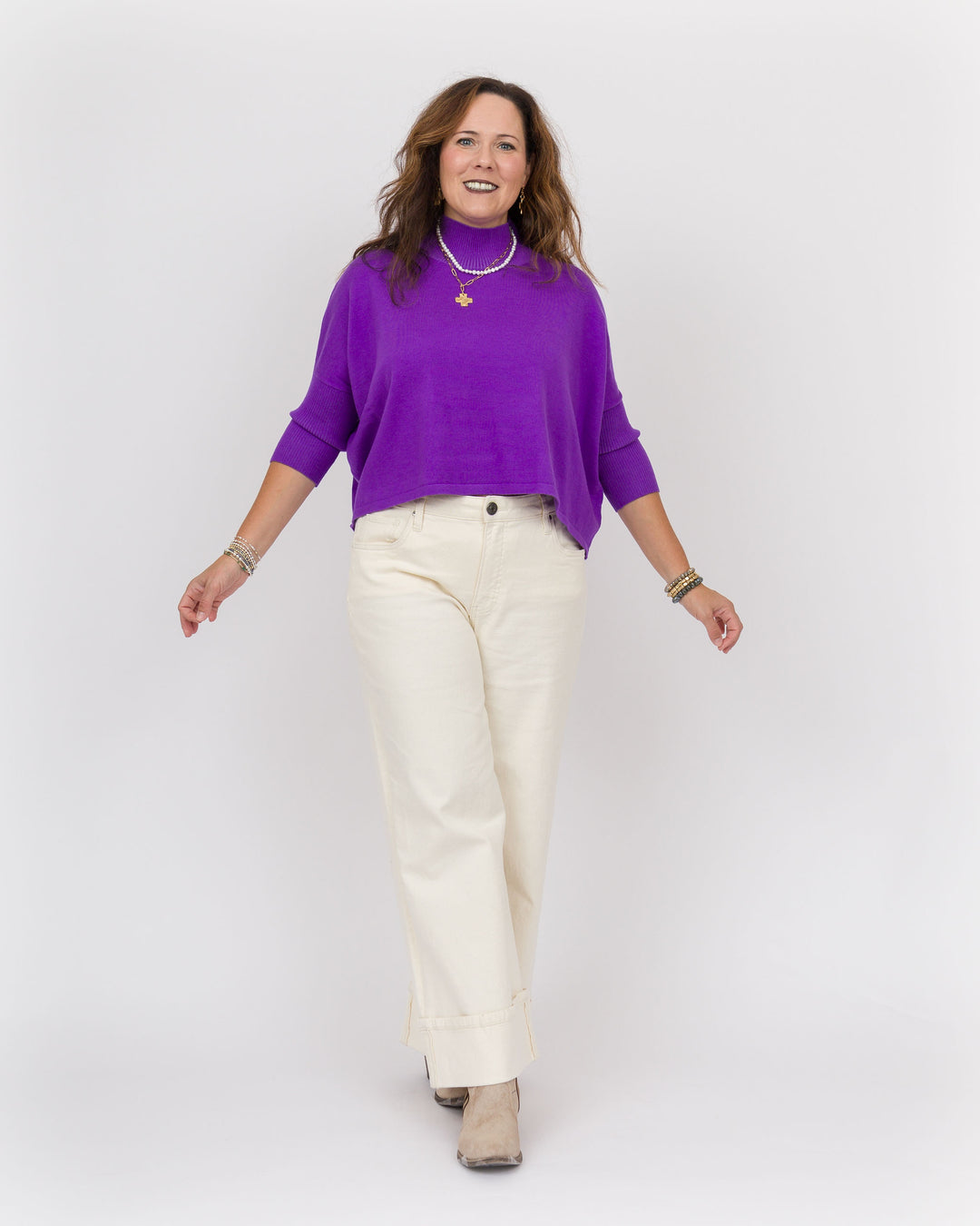 Kerisma Aja Ortho Sweater - Purple Heart