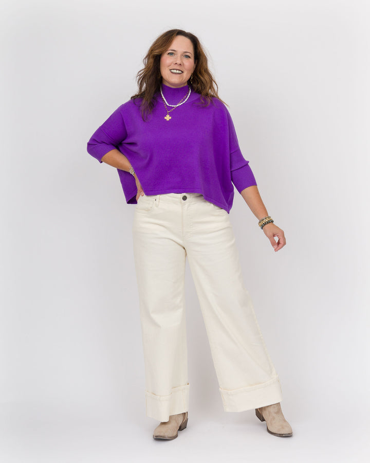 Kerisma Aja Ortho Sweater - Purple Heart