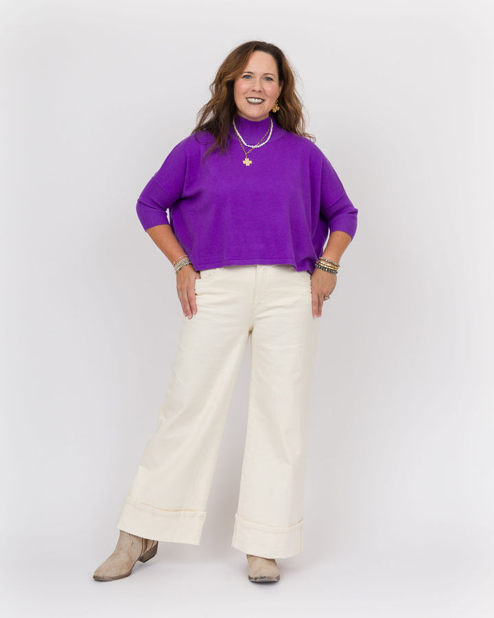 Kerisma Aja Ortho Sweater - Purple Heart
