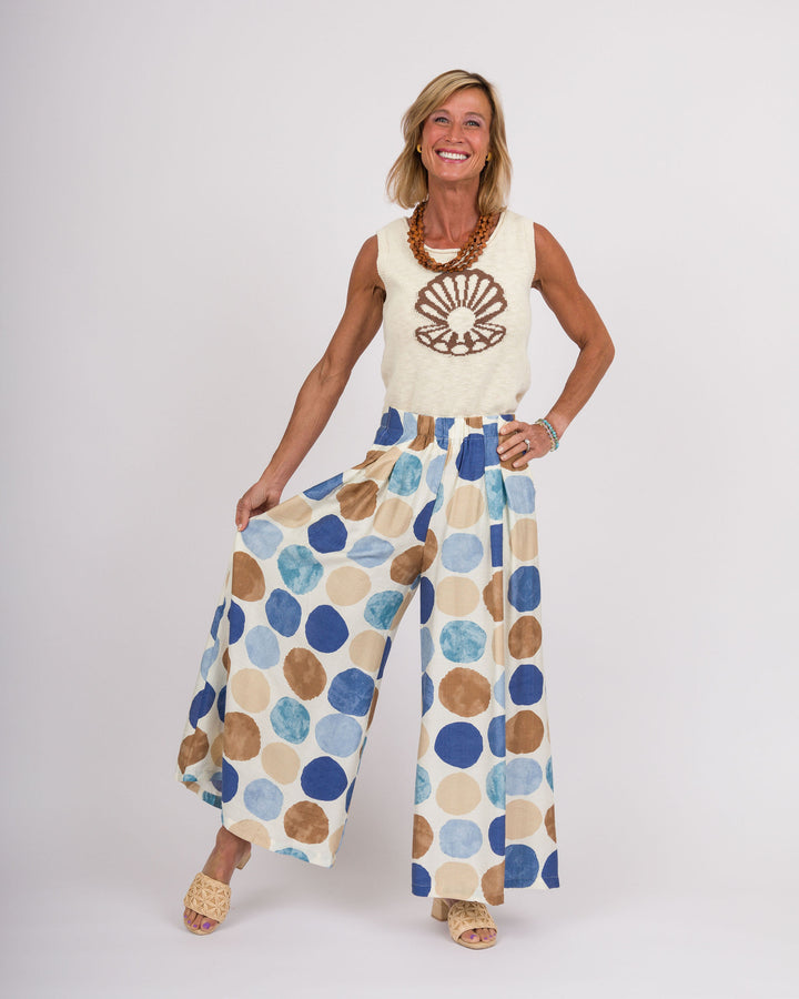 Sabrina Pants - Blue Mix