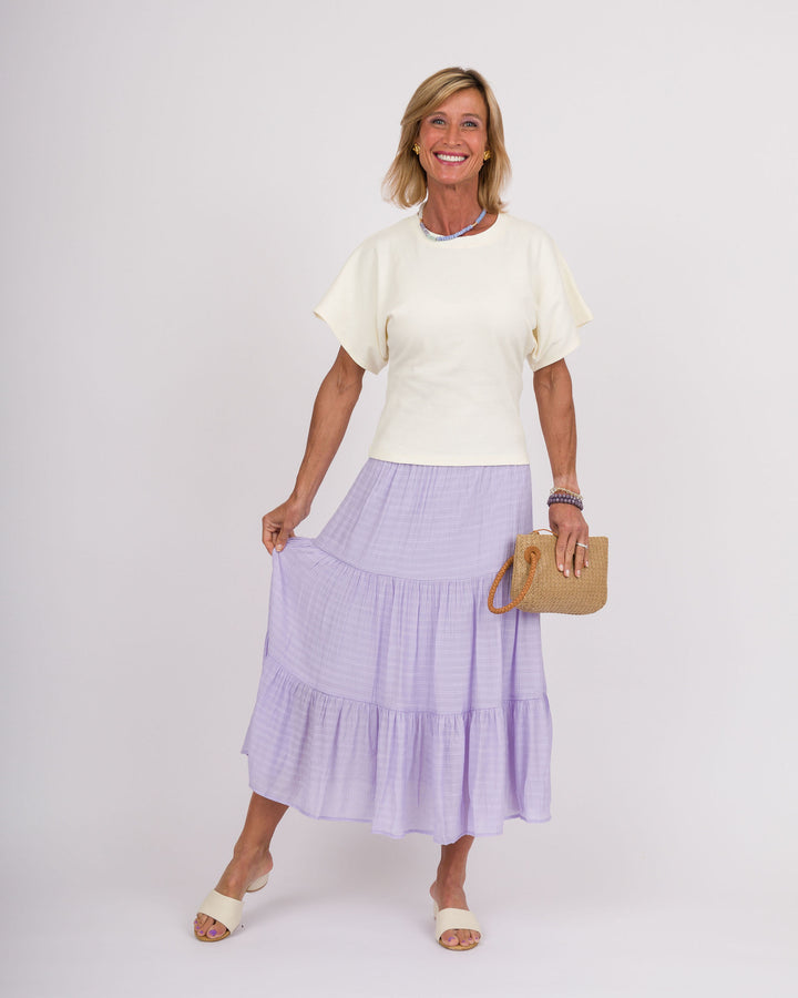 Lavender Days Maxi Skirt
