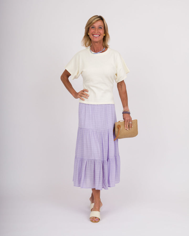 Lavender Days Maxi Skirt