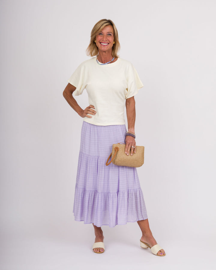 Lavender Days Maxi Skirt