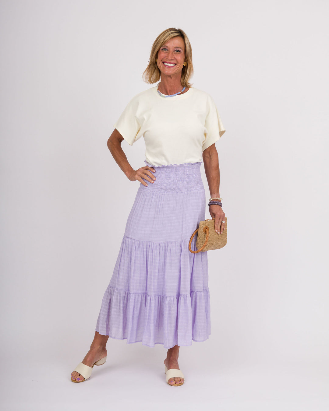 Lavender Days Maxi Skirt