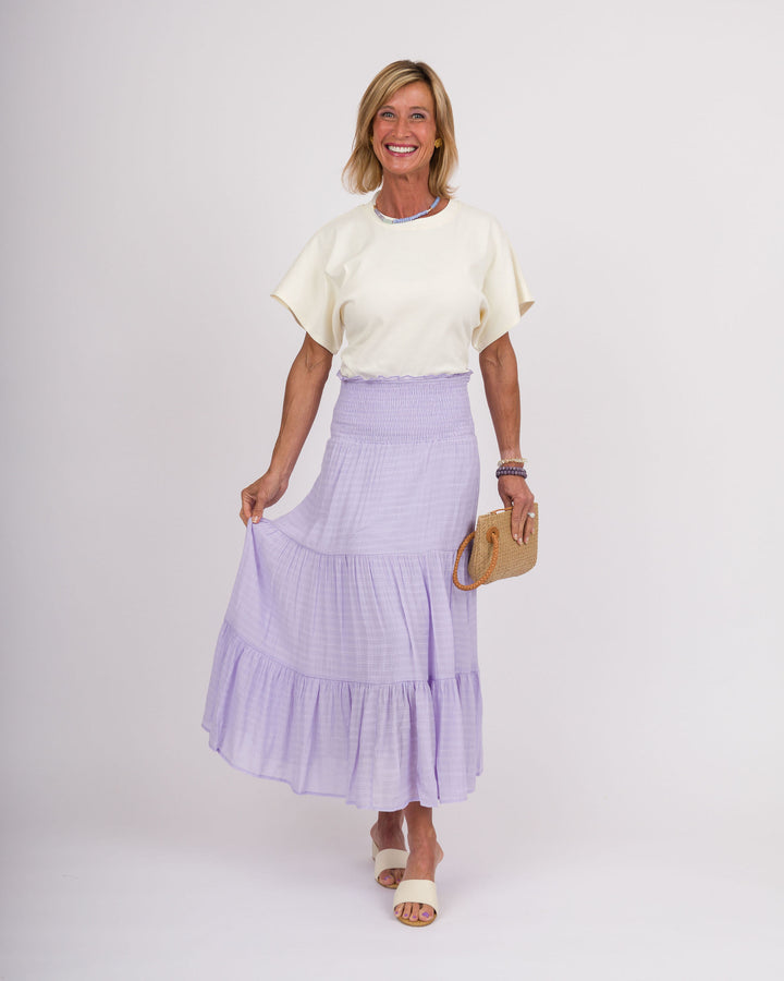 Lavender Days Maxi Skirt