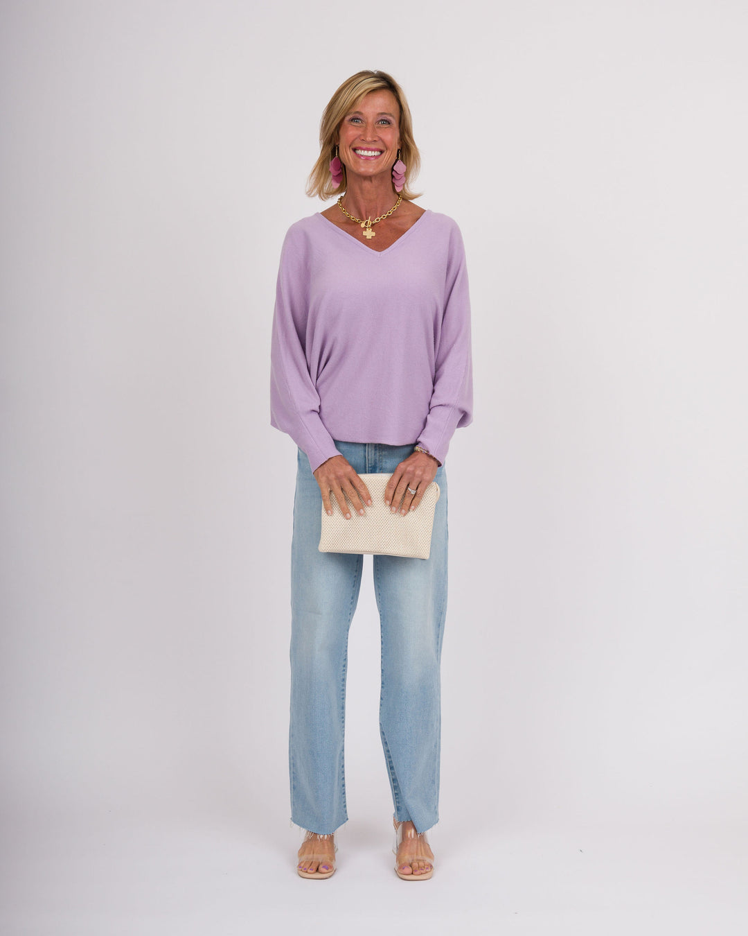 Kerisma RYU Thin V-Neck Top - Lavender