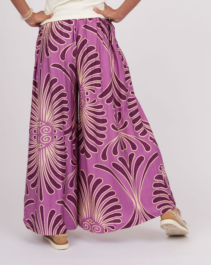 Tropical Swirl Pants - Orchid