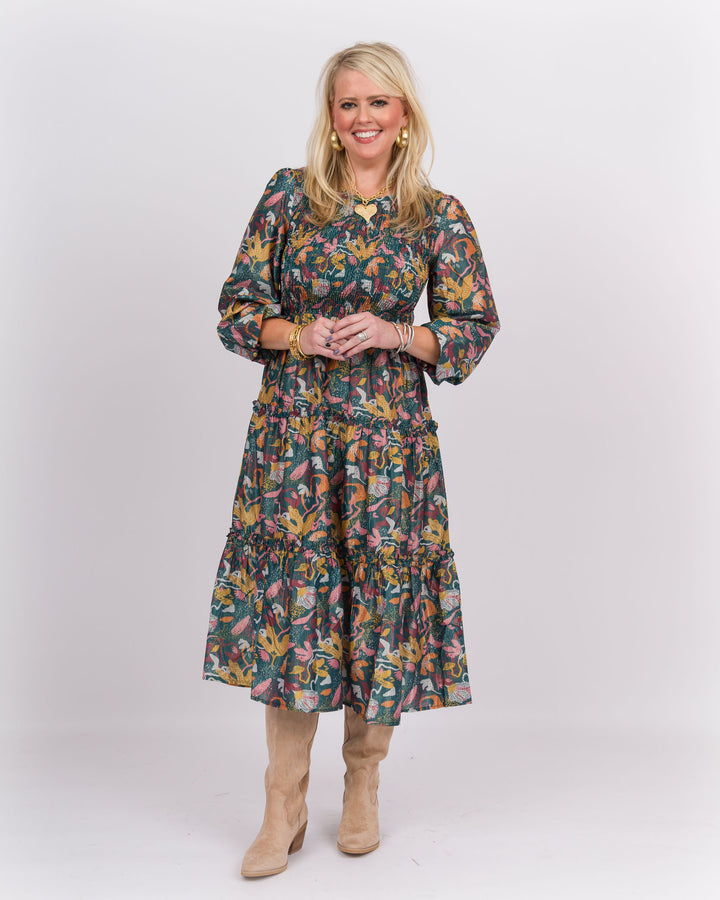 Shaffer Maxi Dress Blue/Green