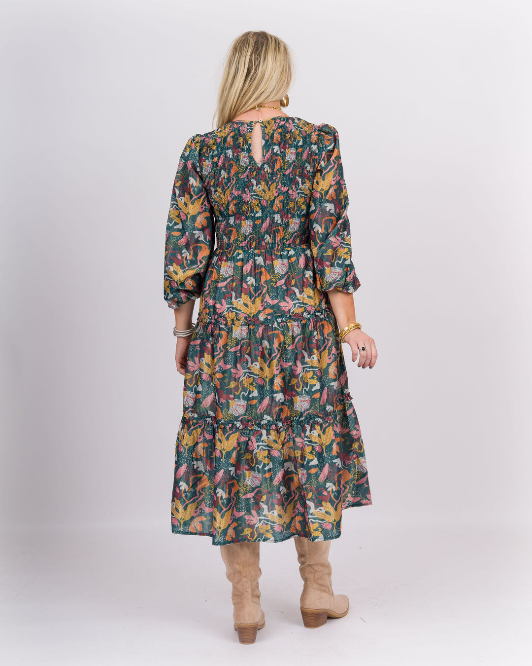 Shaffer Maxi Dress Blue/Green