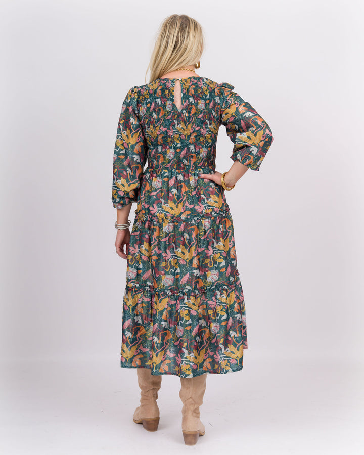 Shaffer Maxi Dress Blue/Green