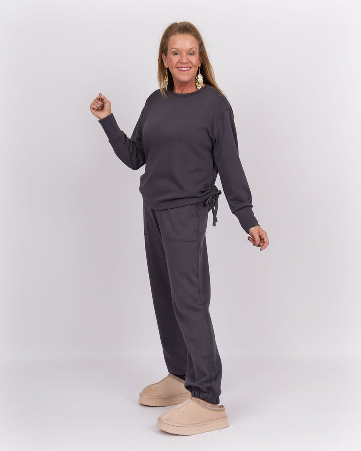 Ruched Top & Jogger Set Forged