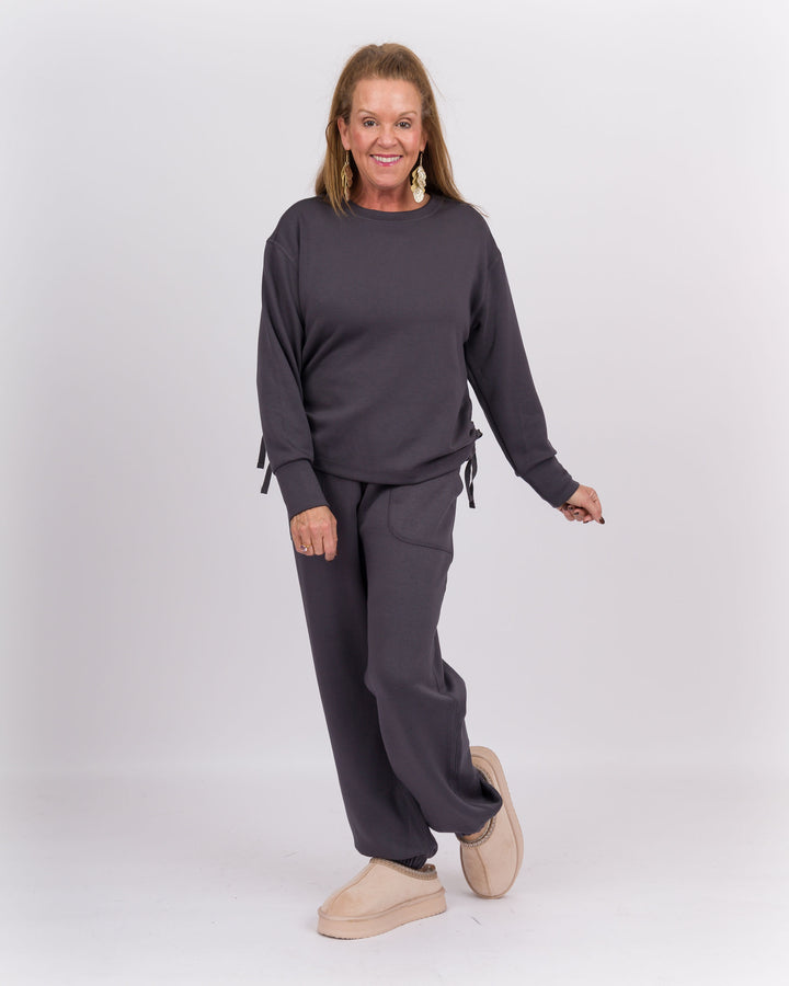 Ruched Top & Jogger Set Forged