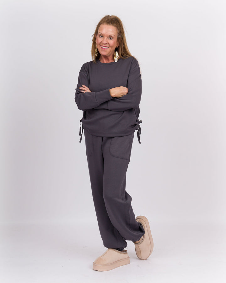 Ruched Top & Jogger Set Forged