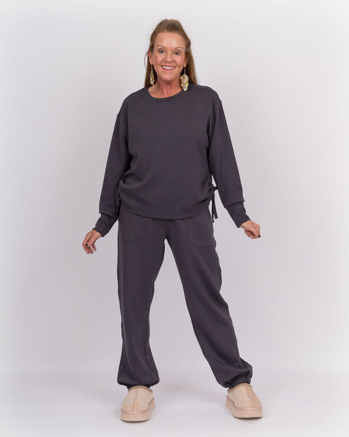 Ruched Top & Jogger Set Forged