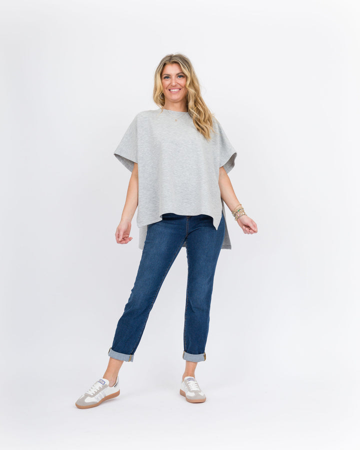 Risen Hi Rise Crop Boyfriend Jeans