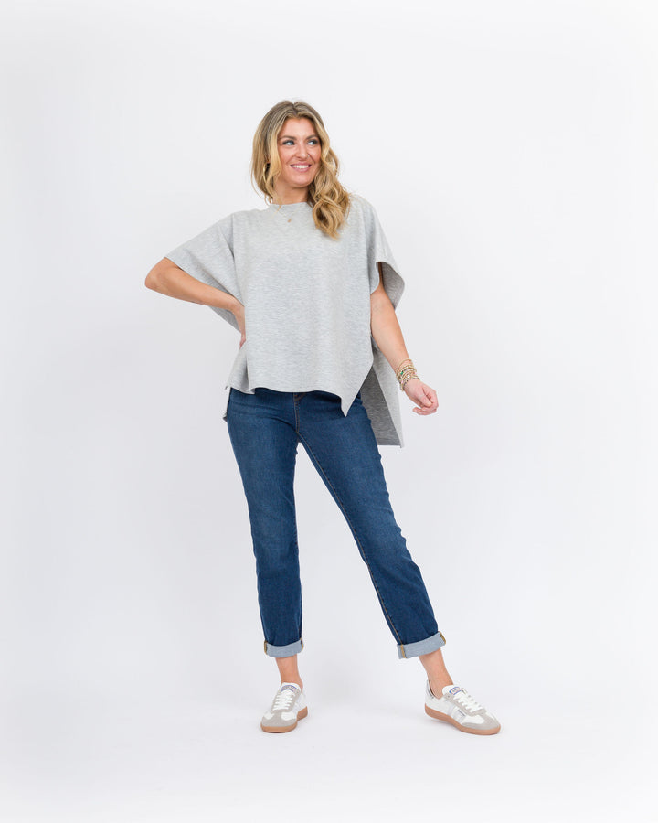 Risen Hi Rise Crop Boyfriend Jeans