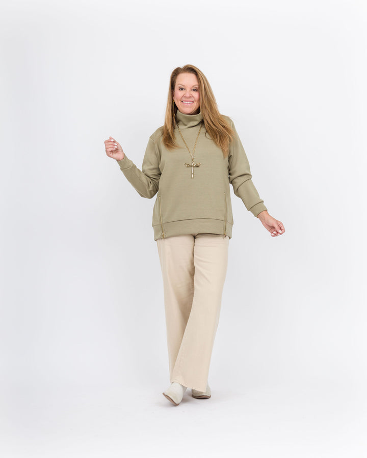 Zipline Top Light Olive