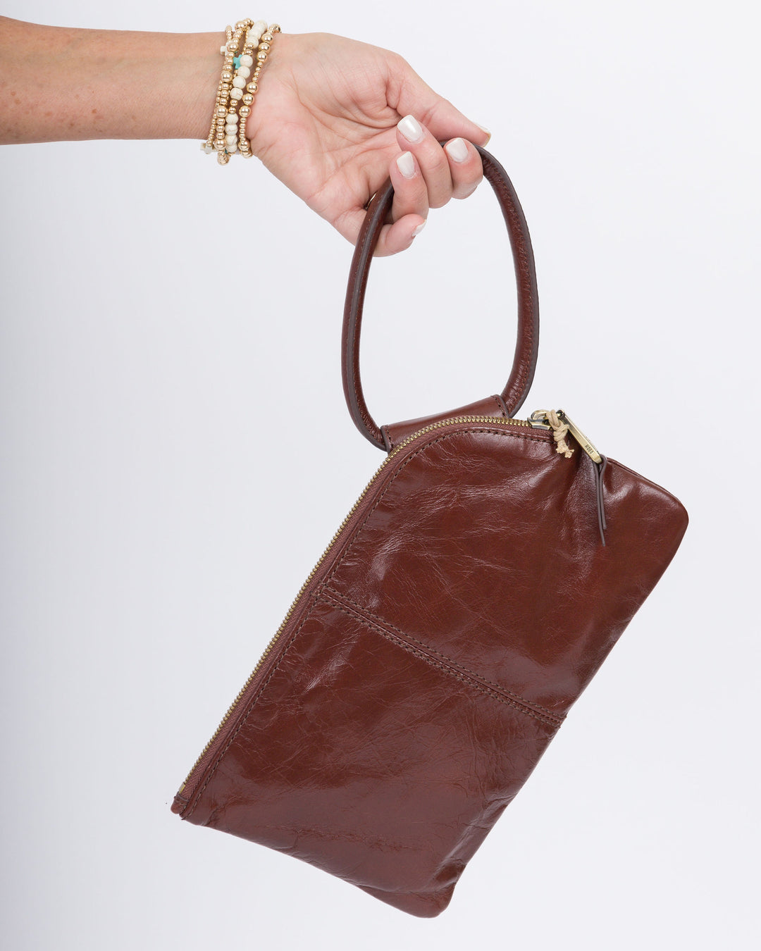 Hobo Sable Wristlet - Chocolate