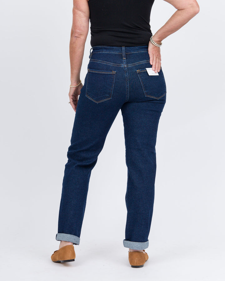 Risen Hi Rise Crop Boyfriend Jeans