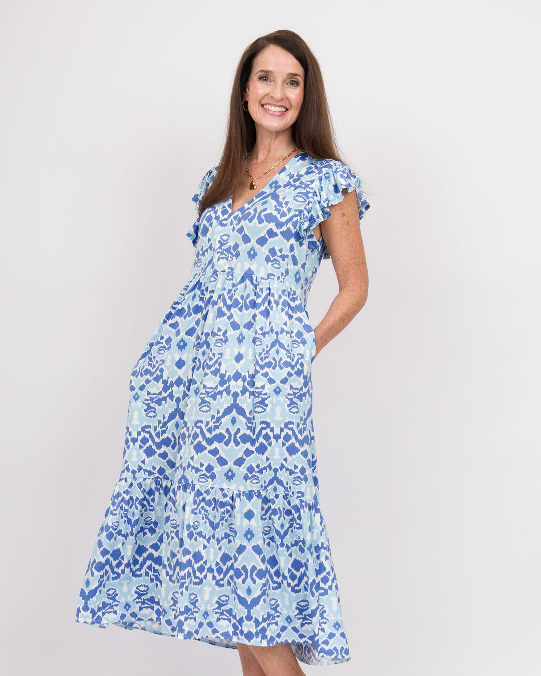 Brooke Midi Dress - Periwinkle