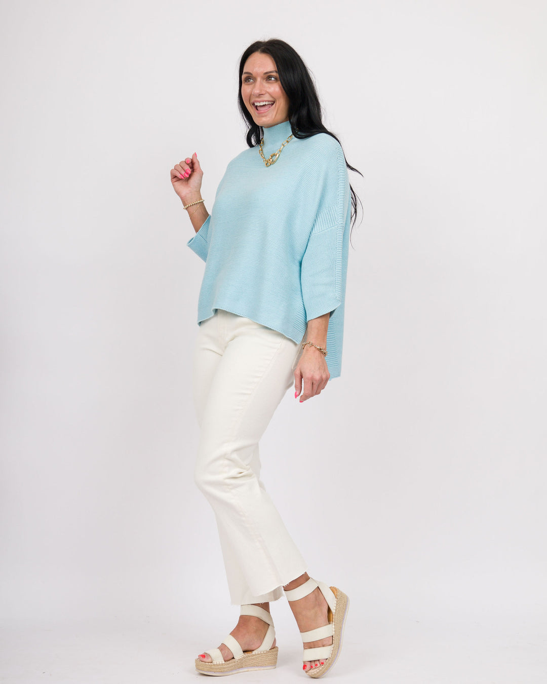 Kerisma Boho Sweater -Sky Blue