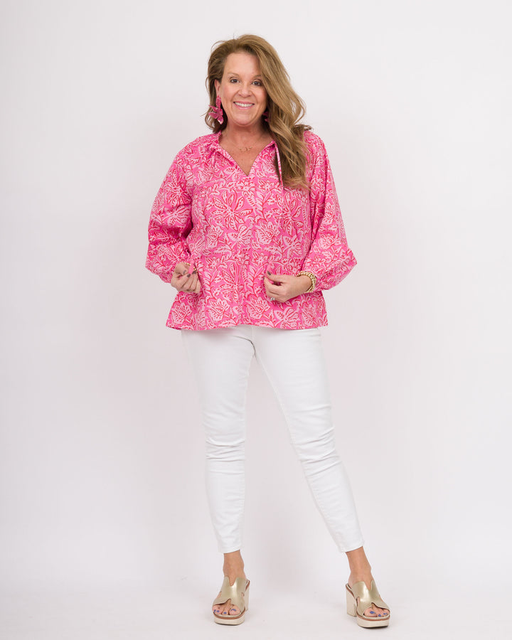 Mud Pie Jenaleigh Top Pink