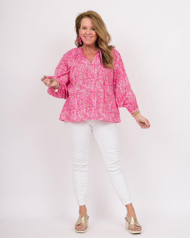 Mud Pie Jenaleigh Top Pink