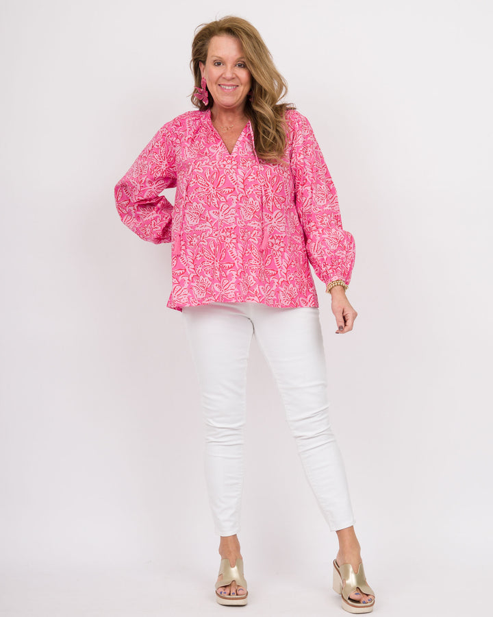 Mud Pie Jenaleigh Top Pink