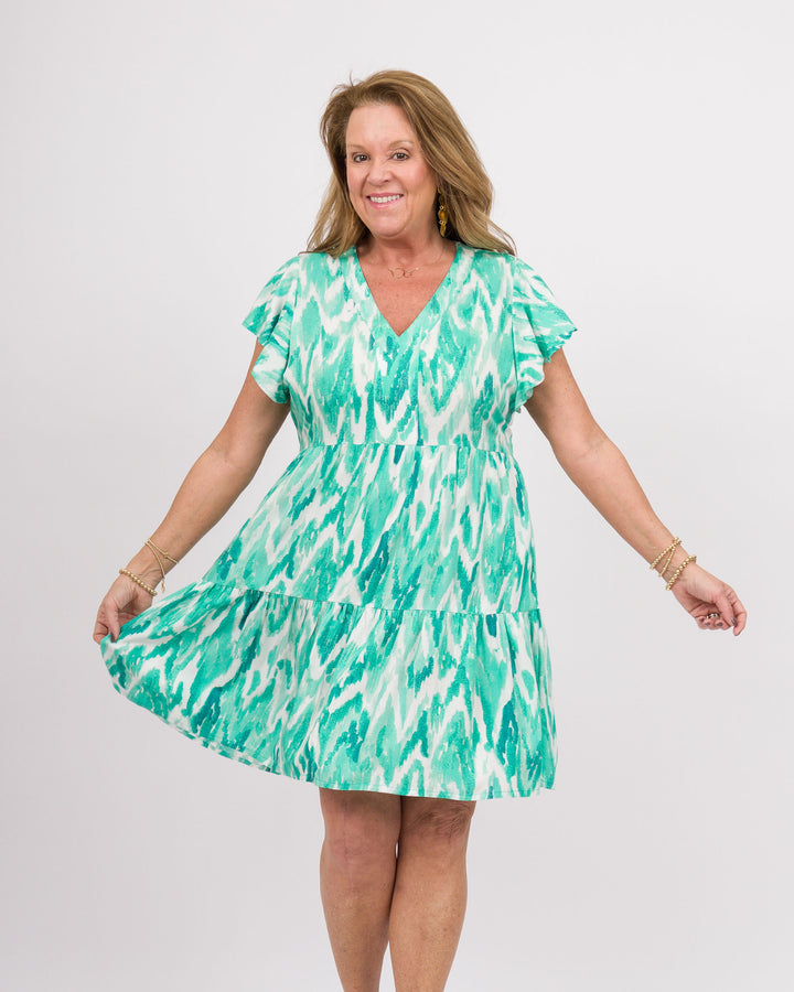 Brooke Dress - Sea Green