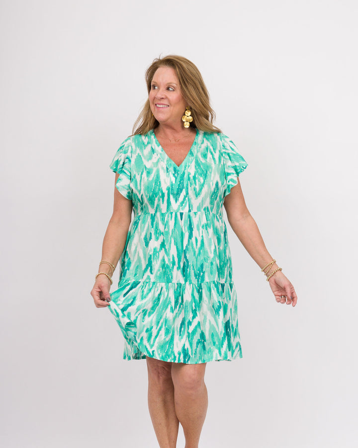 Brooke Dress - Sea Green