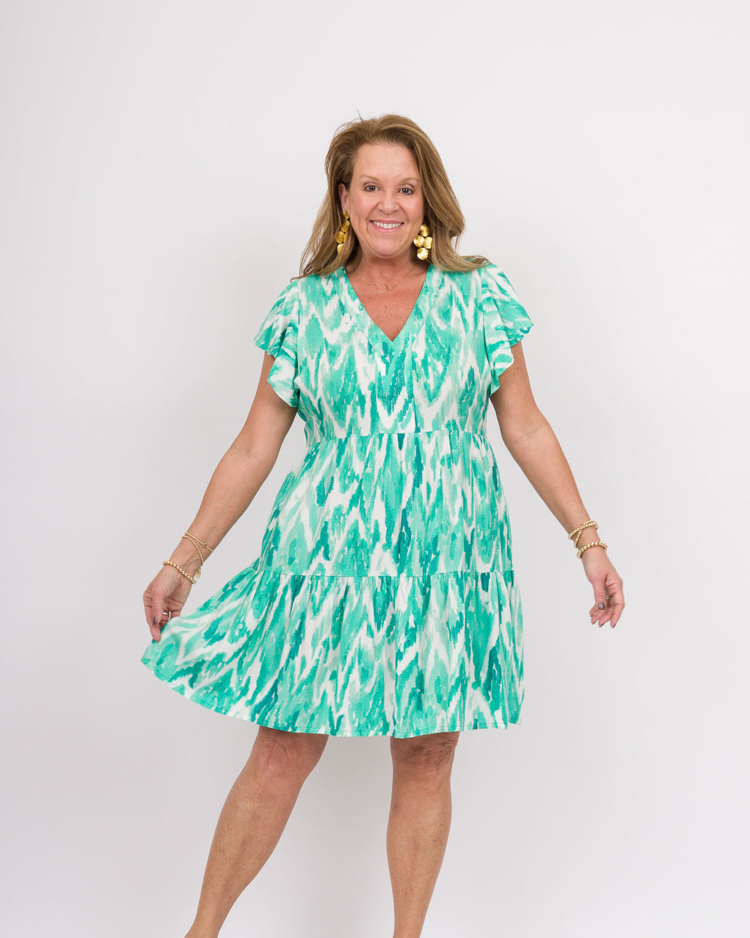 Brooke Dress - Sea Green